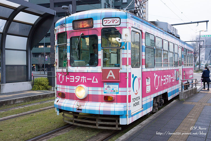 【九州熊本】搭著可愛多變的路面電車橫行熊本市．熊本路面電車