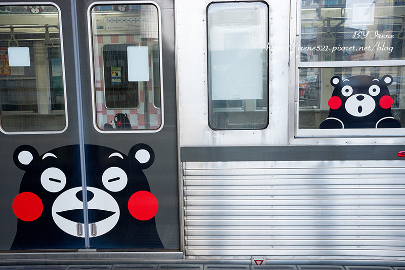 【九州熊本】不定時出現的神秘KUMAMON電車