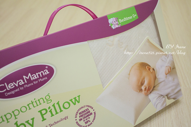 【嬰兒用品】防扁頭、透氣、舒適的睡眠好物．Clevamama嬰兒記憶枕