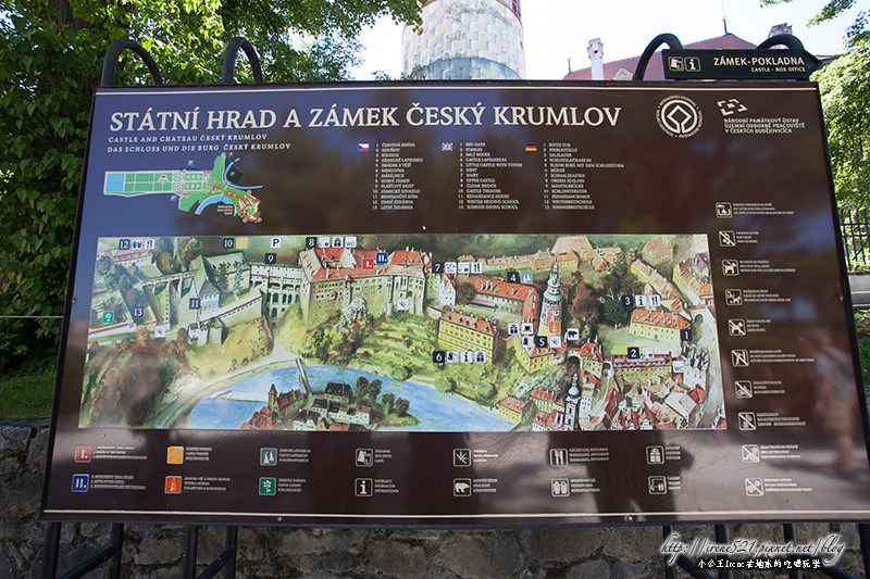 【捷克CK】庫倫洛夫Český Krumlov大地標，無處不見的「彩繪塔」