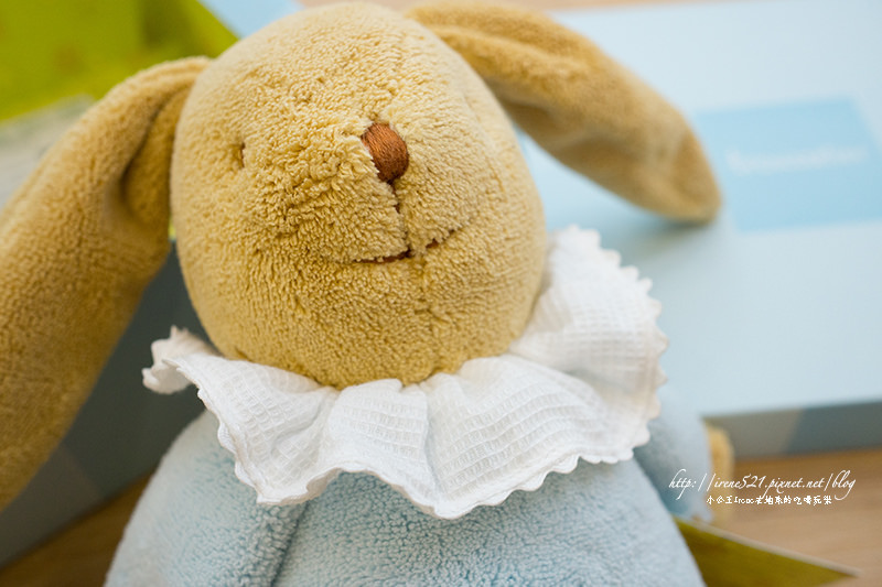 【嬰兒用品】質感好、安全、安心的寶寶布偶．trousselier法國童思樂兔兔音樂布偶