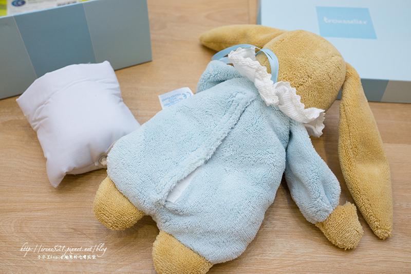 【嬰兒用品】質感好、安全、安心的寶寶布偶．trousselier法國童思樂兔兔音樂布偶
