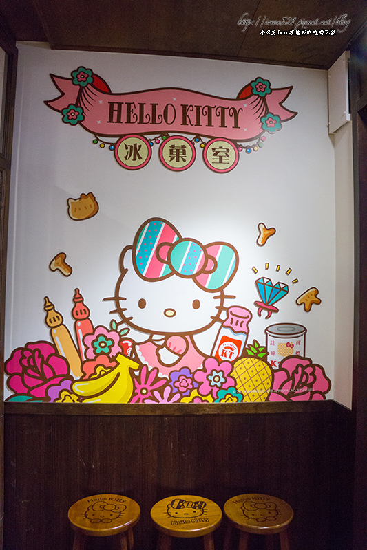 【台北大安區】當台灣復古風格遇上KITTY，成了寶島凱蒂．台灣伴手禮-凱蒂冰菓室