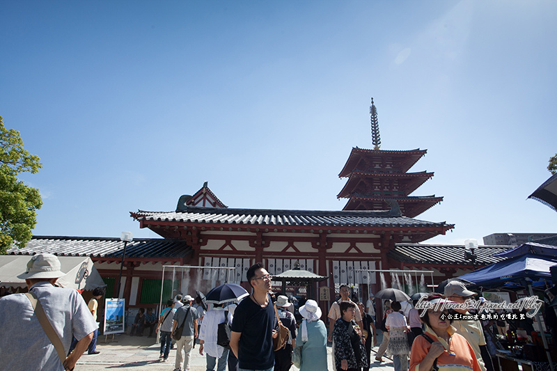 【大阪】巧遇熱鬧市集．佔地廣泛的四天王寺