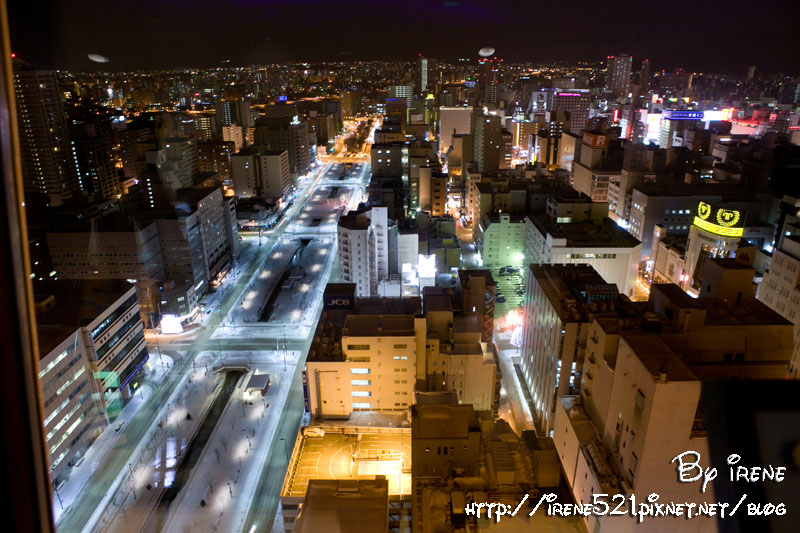 【北海道札幌】居高臨下的札幌市中心夜景．札幌電視塔