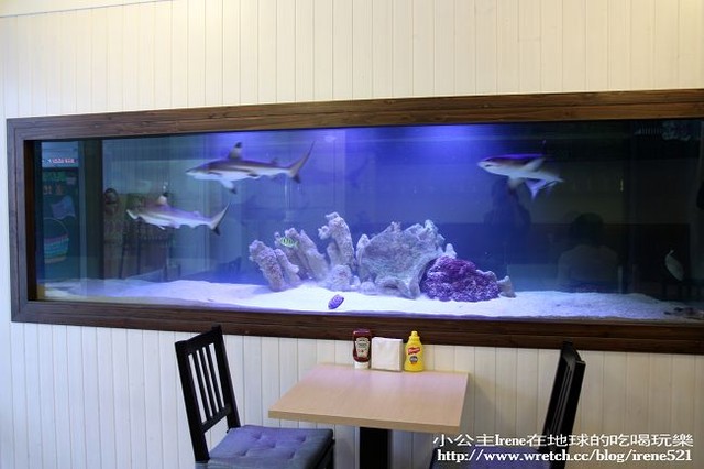 【台北松山區】邊看鯊魚邊吃漢堡．邁阿密漢堡