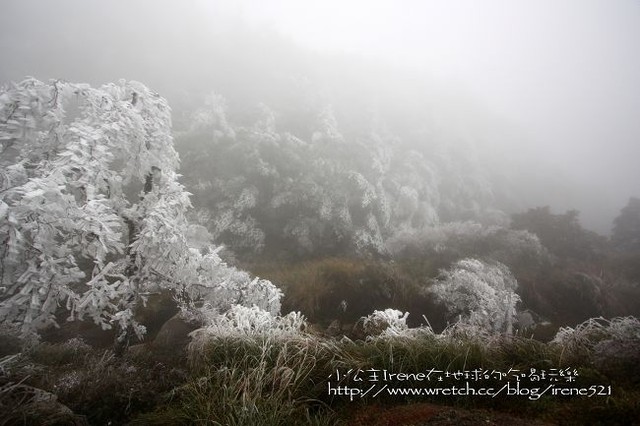台中－凄冷的白色世界‧南湖大山登山口