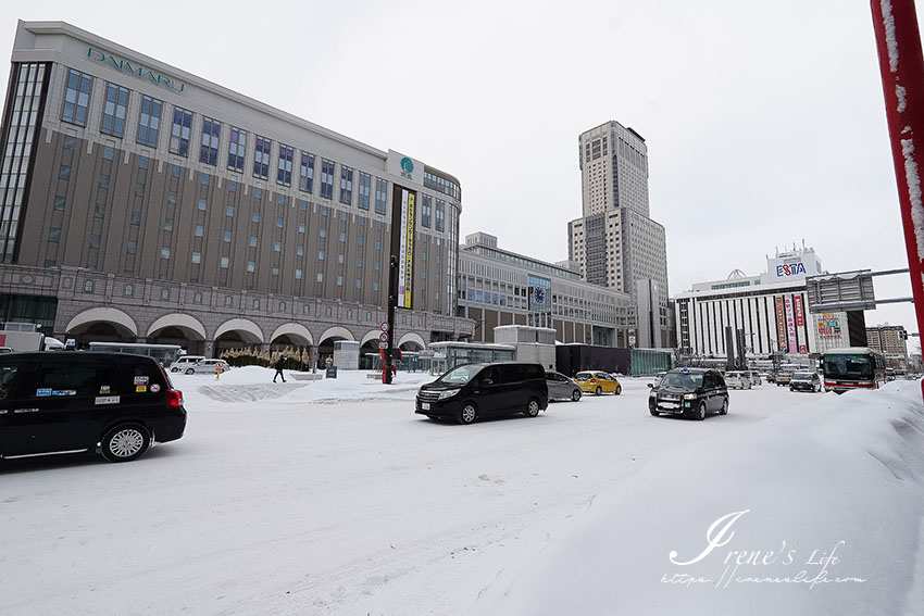 北海道札幌住宿推薦，札幌車站對面，地下街可直通飯店，雪地、下雨天都不用擔心