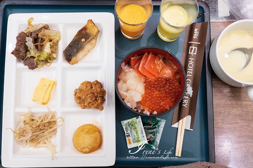 北海道飯店早餐推薦，札幌車站前BONSALUTE CAFE，海鮮丼、富良野果醬吃到飽