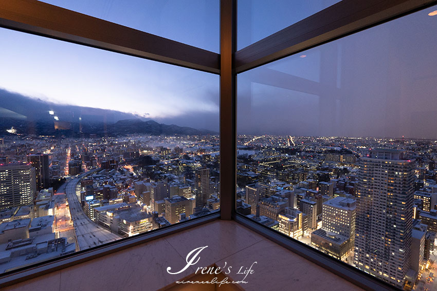 札幌市區就能看到無敵夜景！札幌車站直通JR塔展望室T38，在溫暖的室內欣賞360度雪國美景