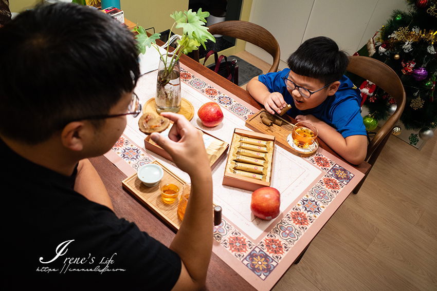 蛋捲的無限可能！最有台灣在地味的伴手禮，蜜香蘋果蛋捲、蜜香蘋果蝴蝶酥成下午茶主角