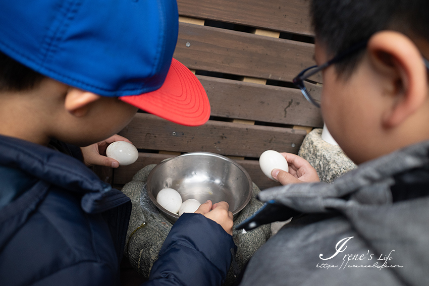 台北景點｜免費開放參觀的北投地熱谷公園，硫磺蒸氣瀰漫的自然景觀，旁邊可付費煮蛋